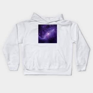 Purple Galaxy Kids Hoodie